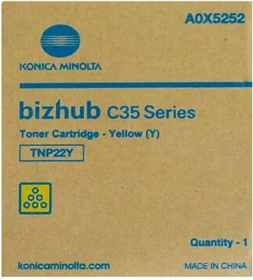 Zdjęcie produktu dla Konica Minolta TNP-22Y, 6000 stron(y), Żółty, 1 szt.