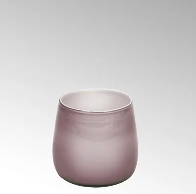 Produktbild von Pisano Vase klein Überfangglas rot, H 18 cm, D 17 cm