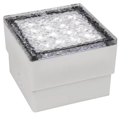 Produktbild von LED-Bodenleuchte McShine Pflasterstein 10x10x7cm 80lm IP65 warmweiß 230V 1.5W