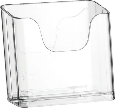 Produktbild von Din A6 Tischprospekthalter im Hochformat transparent / Tischprospektständer / Flyerständer / Flyerhalter / Prospekthalter / Prospektständer / Postkarte
