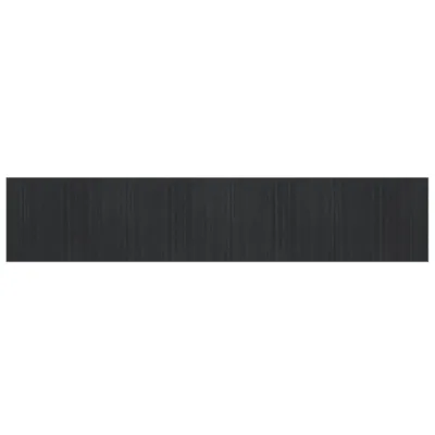 Image de Tapis Rectangulaire Gris 80x400 cm Bambou