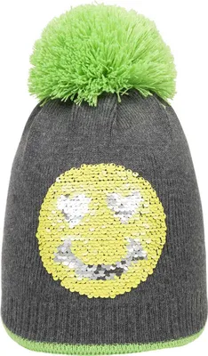 Immagine prodotto di Cappello da bambina grigio Döll con pompon