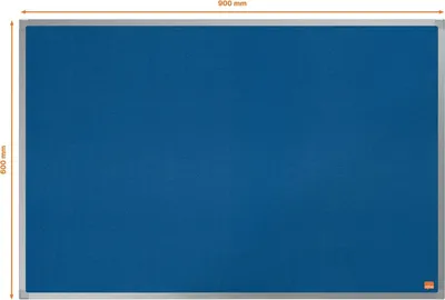 Image de Tableau d'affichage en feutre Nobo Essence, 90 x 60 cm, bleu