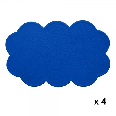 Produktbild von MSV 3700703949008, Blau, Einfarbig, Oval, Polyvinylchlorid (PVC), 14,5 x 9 cm