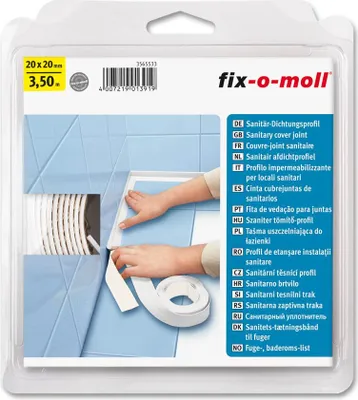 Produktbild von Sanitär-Dichtungsprofil 20 x 20 mm fix-o-moll