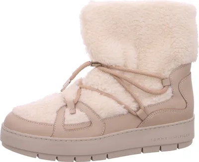 Produktbild von Tommy Hilfiger Damen Stiefeletten FW0FW07505 ABO Farbe:Beige Größe: 40