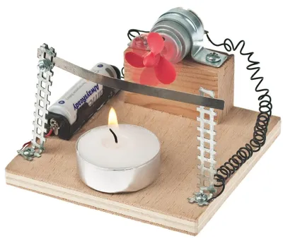 Image de matches21 Ventilateur bimétallique en kit pour enfants Kit de bricolage à partir de 10 ans