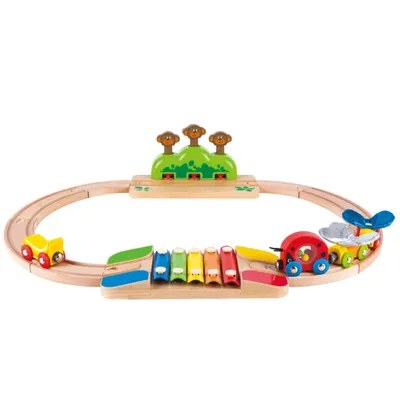 Produktbild von Hape Mein kleines Eisenbahnset E3814