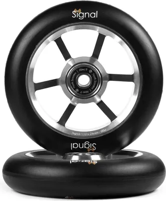Immagine prodotto di Ruote per monopattino - Signal V3 - 24 mm - Argento/Nero - North