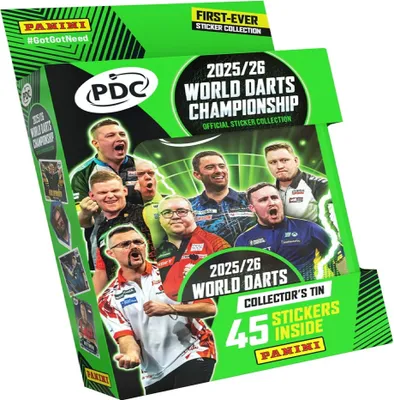 Produktbild von 2025-26 PDC World Darts Championship Sticker Tin