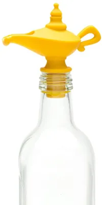 Zdjęcie produktu dla PELEG DESIGN - Nakrętka Oiladdin | Zabawna wylewka do butelek | Magiczna lampa Aladyna