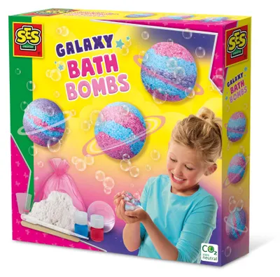 Produktbild von SES Creative Galaxy-Badebomben, Bastelset für Kinder, 8 Jahr(e), Mehrfarbig