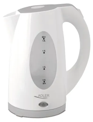 Produktbild von Adler AD 1208 Wasserkocher 1,8 L, weiß/grau