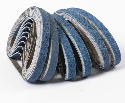 Schleifband-Set 40-tlg., 10x330 mm, Körnung 40-120, Zirkonkorund