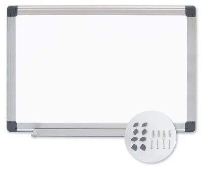 Productafbeelding van Multifunctioneel whiteboard met magneten - weekplanner en notitiebord, 90 x 60 cm