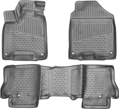 Zdjęcie produktu dla ELEMENT gumowe dywaniki podłogowe 3D do HONDA Passport, 2019->, 3 szt.