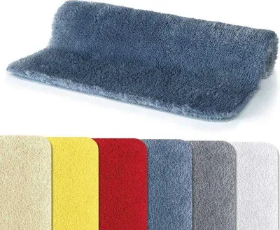Productafbeelding van Famanu antislip mat, wasbaar, 40 x 60 cm - blauw
