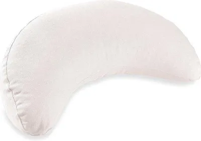 Zdjęcie produktu dla Poduszka do medytacji Famanu, półokrągła - poduszka do siedzenia do jogi z zdejmowanym pokrowcem wykonanym z organicznej bawełny