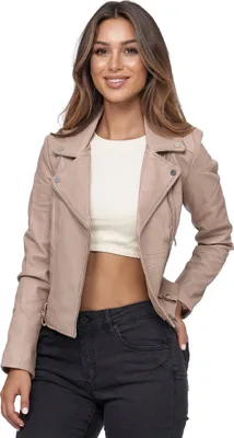 Produktbild von Tazzio Damen Lederjacke F507 Beige M