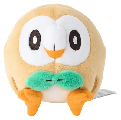 Produktbild von Pokemon Bauz Kuscheltier - 12 cm Plüschtier Rowlet
