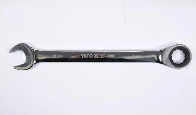 Zdjęcie produktu dla Yato YT-0206, 32 mm, Chrom, Stal chromowo-wanadowa, Chrom, 5°, 420 mm
