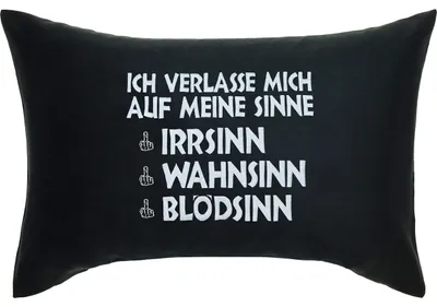 Produktbild von Lustiges Kissen mit Spruch, 40 x 60 cm