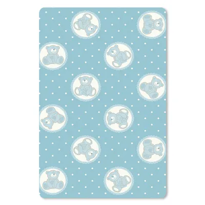 Produktbild von MuchoWow® Mauspad Mousepad Teddybär - Plüschtiere - Muster - Stofftiere 18x27 cm - Mousepads - Maus Mat - Pad - Mausunterlage