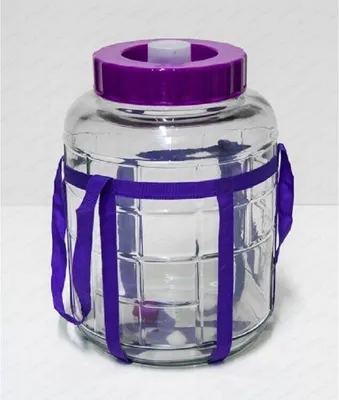 Produktbild von 26L Gärballon Universelles Glas mit Gärsystem Gärbehälter Glasballon Wein