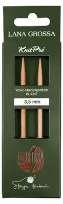 Produktbild von Lana Grossa - Nadelspitzen Vario Holz Buche lang 3,5mm
