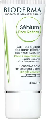 A product shot of a Bioderma Sebium Pore Refiner tube.