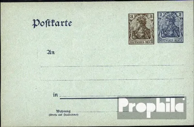 Produktbild von Belege Ganzsachen Deutsches Reich 1906 P70X Amtliche Postkarte  Germania