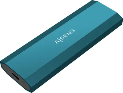Obrázek produktu pro Aisens ASM2-019BLU/ M.2 SATA/NVMe externí SSD kryt/ USB 3.1/ bezšroubový