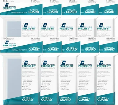 Produktbild von BUNDLE 10x100 Ultimate Guard Precise-Fit Sleeves SIDE-LOADING (64x89,5mm)