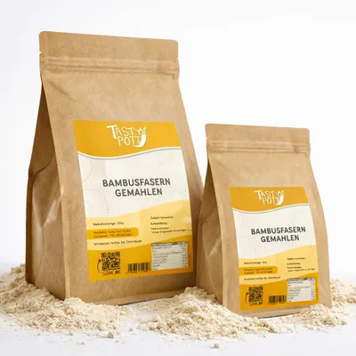 Produktbild von Tasty Pott Bambusfasern gemahlen - im Beutel - 2 Beutel