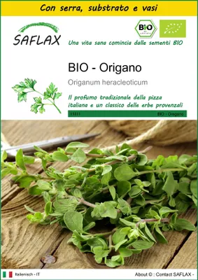 Immagine prodotto di SAFLAX Insieme di coltivazione -- Origano - 1500 semi - Origanum
