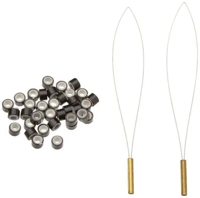 Productafbeelding van SoftRings voor hergebruik, verpakking van 100 stuks, bruin