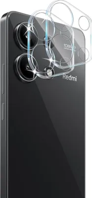Image de Protection de la caméra pour Xiaomi Redmi Note 13 4G [2 pièces] Film de protection de la caméra Verre trempé transparent film arrière lentille film anti-rayures protection de la lentille Phonillico®