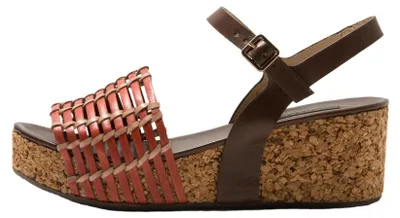 Produktbild von Neosens Keilsandalen Damen S3220 BRAIDED BROWN-CORAL / ARROBA Farbe Braun