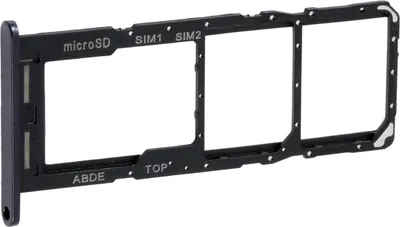 Produktbild von SIM-Kartenhalter für Samsung Galaxy A24 4G (SM-A245F), GH98-48207A, Schwarz