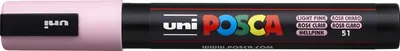 Zdjęcie produktu dla POSCA PC-5M, Jasnoróżowy, Wielobarwny, 1 kol., Średni, Atrament na bazie wody, Końcówka pociskowa