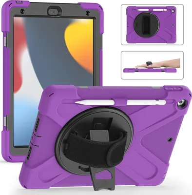 Produktbild von Tasche für iPad Pro 10.5" mit Ständer und Schultergurt Lila