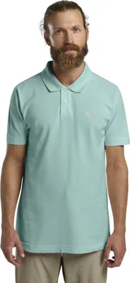 Produktbild von Jack Wolfskin Essential Kurzarm-poloshirt Grün S Mann Grün S