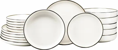 Obrázok produktu pre CreaTable, 24792, Nordic Festive Creme, sada 18 ks, kamenina