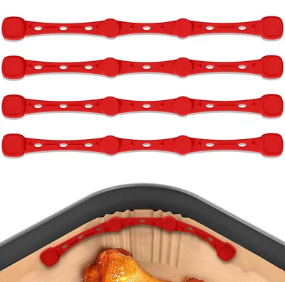 Produktbild von Set von 4 Magnet Silikon Stopper für Air Fryer - Hitzebeständige Zubehör