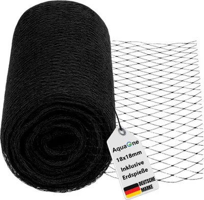 Produktbild von Teichabdecknetz 8x8m Teichnetz Teichschutz Fischreiher Laubschutz Abdecknetz