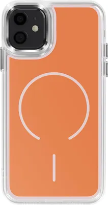 Image de Avizar, coque MagSafe pour iPhone 11 avec coins renforcés, orange