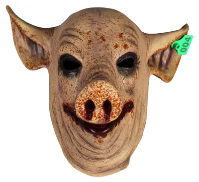 Produktbild von blutiger Schweinekopf - Horror Halloween Maske