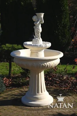 Produktbild von Springbrunnen Froschbrunnen Brunnen Steinbrunnen Gartenbrunnen Fontaine 154cm