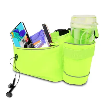 Immagine prodotto di Cadorabo bum bag per telefoni cellulari in verde Borsa da cintura regolabile in lunghezza Borsa per telefoni cellulari