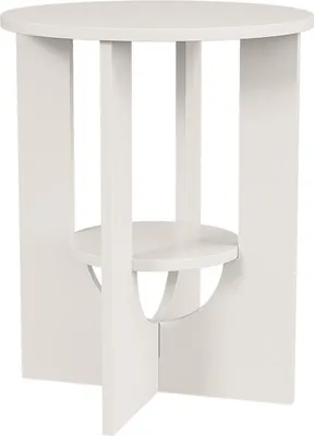 Produktbild von Couchtisch Vicco Vareo Weiß 40 x 40 cm, Model 57910